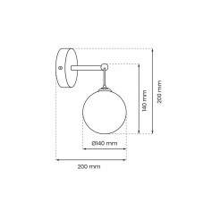 Kinkiet REFLEX 1xE14 MLP8412