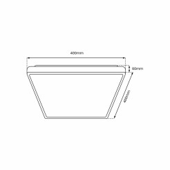 Plafon QUADRO WHITE 38W ML7928