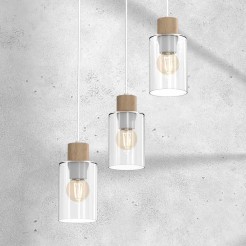 Lampa wisząca MADERA 3xE27 MLP8556