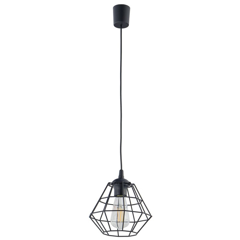 DIAMOND NEW BLACK LAMPA WISZĄCA 1 PŁ M 6207