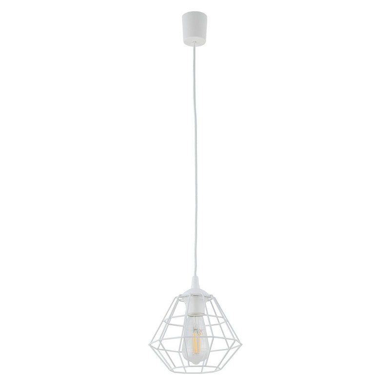 DIAMOND NEW WHITE LAMPA WISZĄCA 1 PŁ M 6211