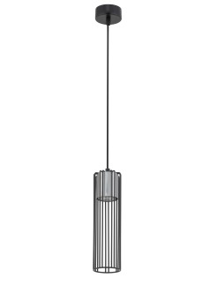 FOBIA 1 lampa wisząca czarny/srebrny 33448