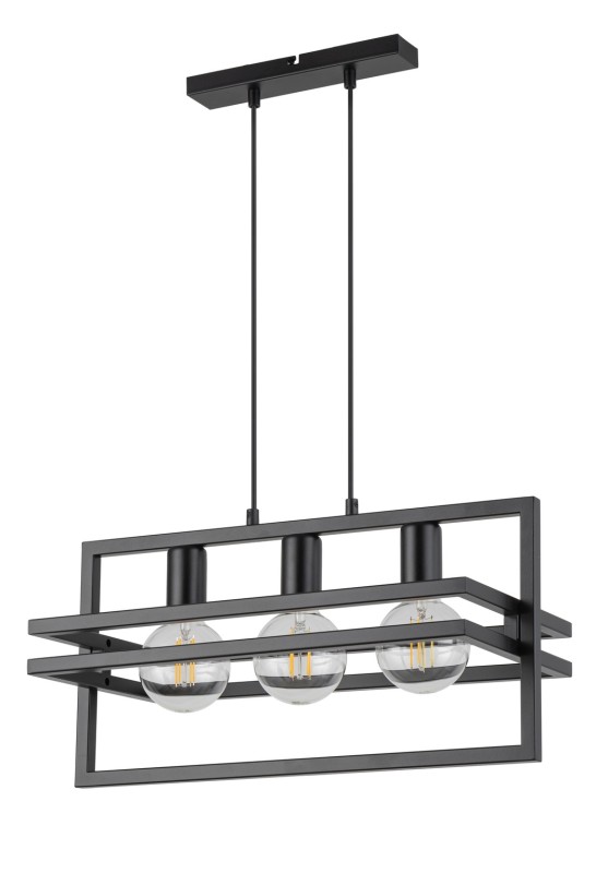 MERCI 3 lampa wisząca czarny 32394