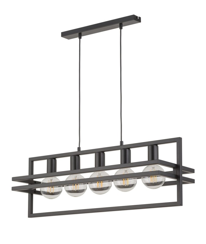 MERCI 5 lampa wisząca czarny 32397