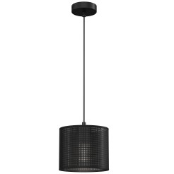 żyrandol  black, cylinder shade dia 180, h 150 black 1 5236