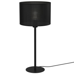 lampka gab.  H 58 black, cylinder shade dia 250, h 170 black 1 5243