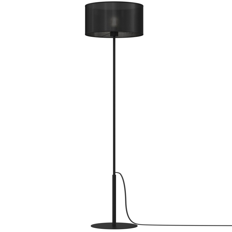 lampa podł.  prosta, black, cylinder shade dia 400, h 200 black 1 5244