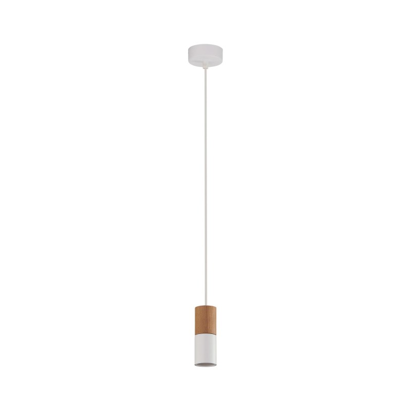 ELIT WHITE/WOOD LAMPA WISZĄCA 1 PŁ 6305