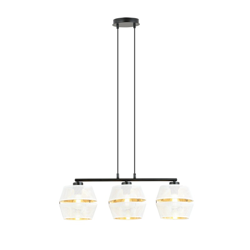 PIANO 3 WHITE/GOLD 1182/3