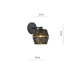 MALIA K1 BLACK/GOLD 1185/K1