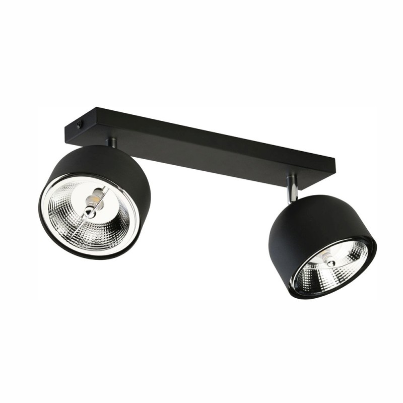 ALTEA BLACK LAMPA SUFITOWA 2 PŁ + ŻARÓWKI 6518