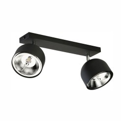 ALTEA BLACK LAMPA SUFITOWA 2 + ŻARÓWKI 6518