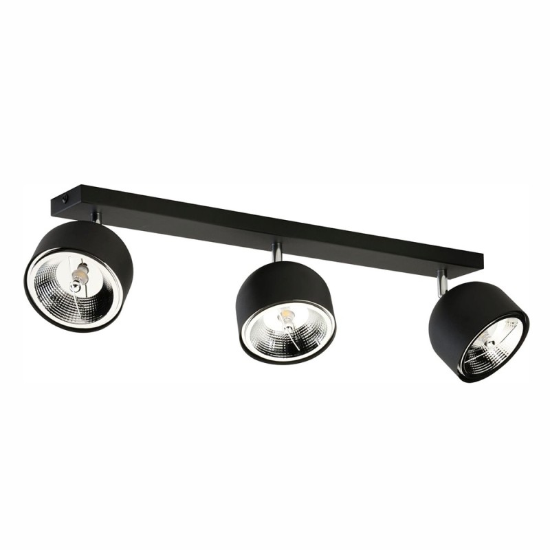 ALTEA BLACK LAMPA SUFITOWA 3 PŁ + ŻARÓWKI 6520