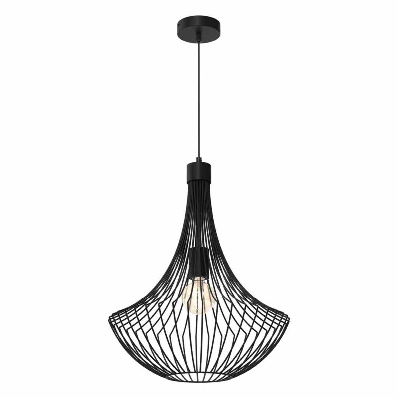 Lampa wisząca CESTA BLACK 1xE27 MLP8670