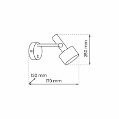 Kinkiet LINTERNA 1xGX53 MLP8674