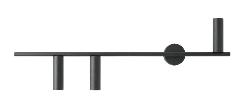 KINKIET TREVO 3 ALL BLACK (left) 1104Y1