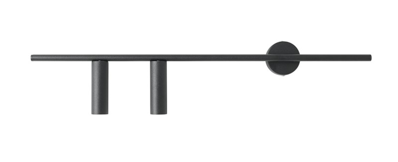 KINKIET TREVO 2 ALL BLACK (left) 1104D1