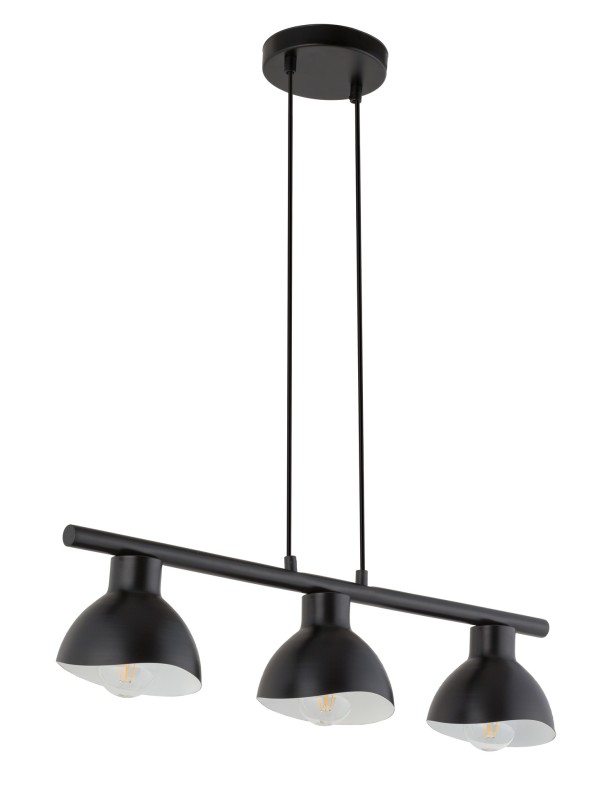 FLOP 3 lampa wisząca czarny_biały 32421