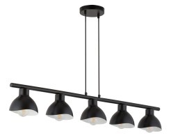 FLOP 5 lampa wisząca  czarny_biały 32423