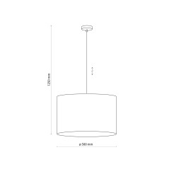 JUTA LAMPA WISZĄCA 3 PŁ  6582