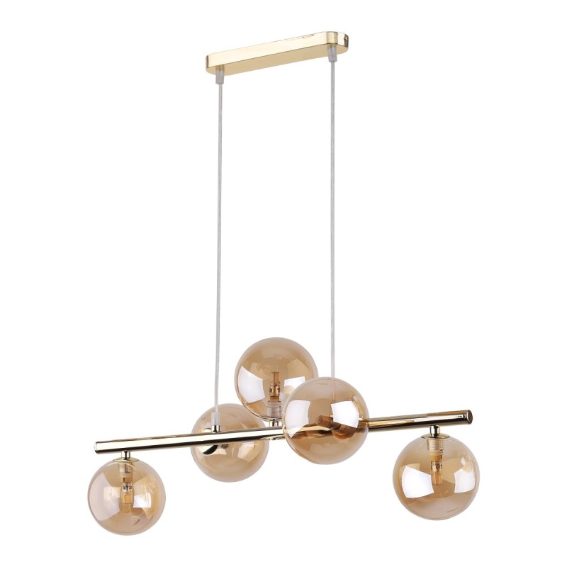 ESTERA GOLD LAMPA WISZĄCA 5 PŁ 4549