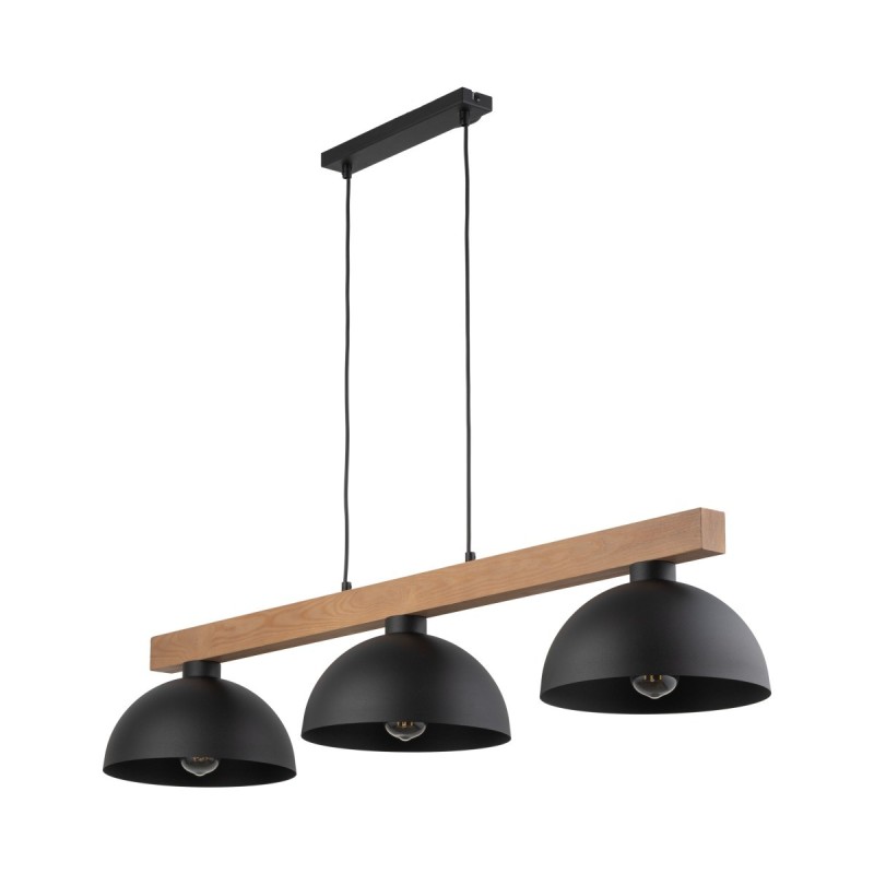 OSLO BLACK LAMPA WISZĄCA 3 PŁ  4710