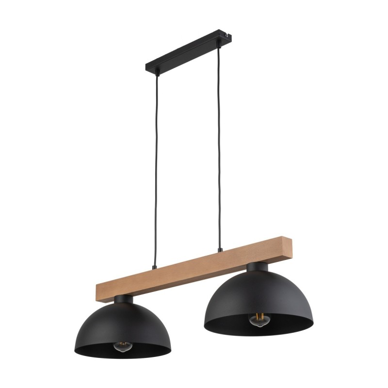 OSLO BLACK LAMPA WISZĄCA 2 PŁ 4711