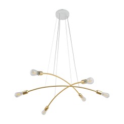 HELIX GOLD LAMPA WISZĄCA 6 PŁ 5621