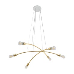 HELIX GOLD LAMPA WISZĄCA 6 PŁ 5621