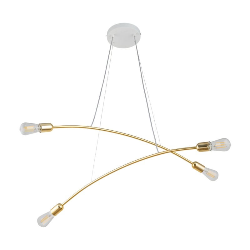 HELIX GOLD LAMPA WISZĄCA 4 PŁ 5622