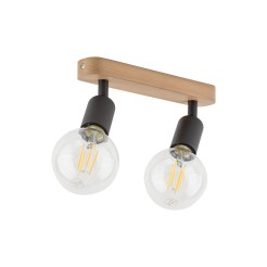 SIMPLY WOOD LAMPA SUFITOWA 2 BLACK 4748