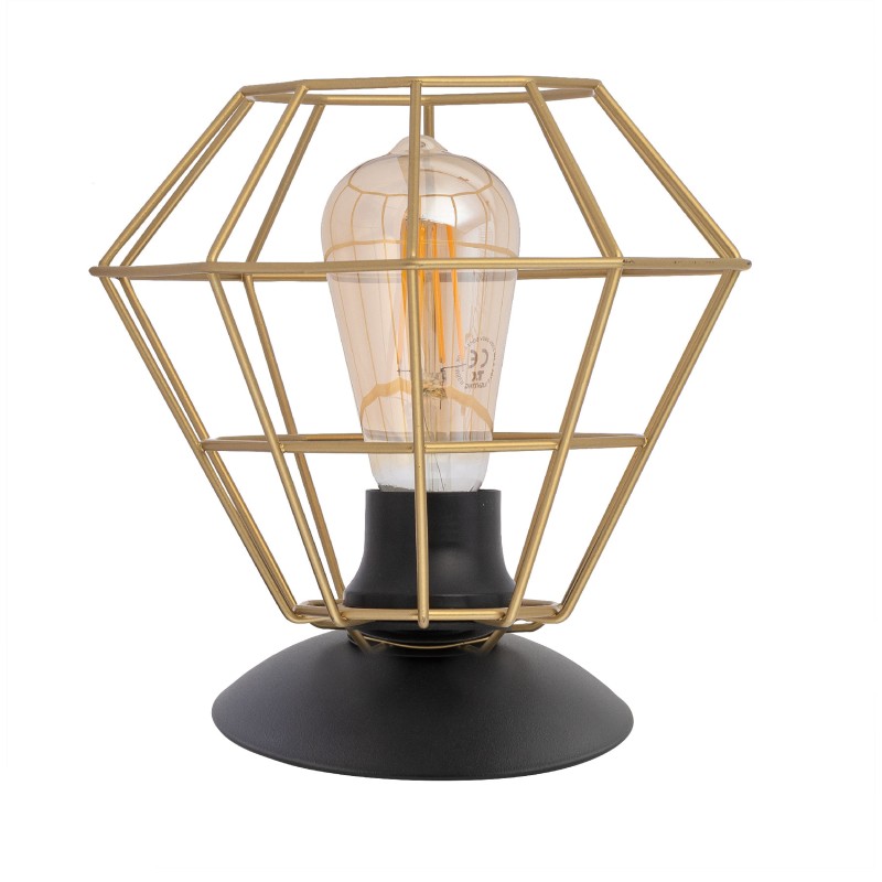 DIAMOND NEW BLACK/GOLD LAMPKA NOCNA 1 PŁ 5406