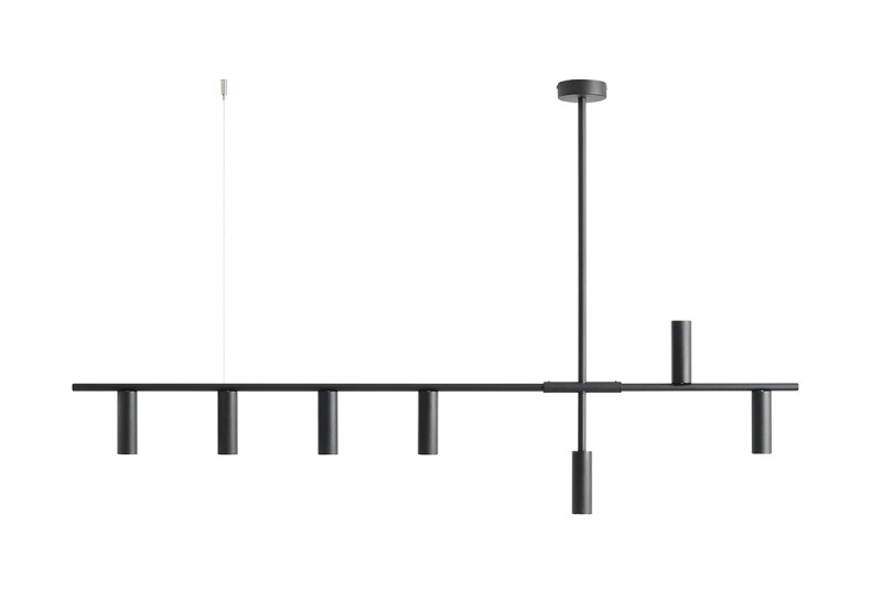 LAMPA WISZĄCA TREVO 7 ALL BLACK 1104T1