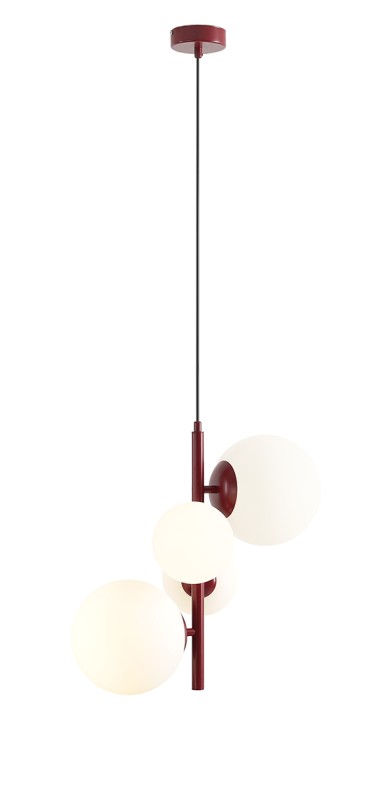 LAMPA WISZĄCA BLOOM 4 RED WINE
 1091L15