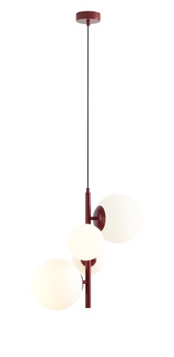 LAMPA WISZĄCA BLOOM 4 RED WINE 1091L15