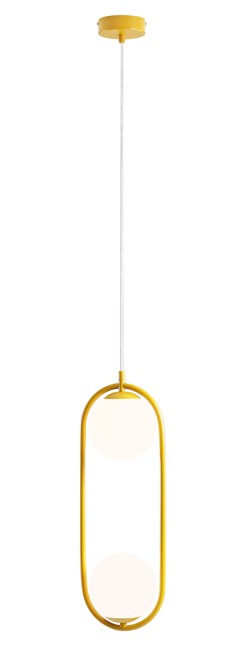 LAMPA WISZĄCA RIVA 2 MUSTARD 1086H14