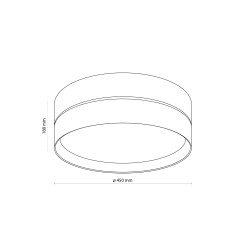 ECO LAMPA SUFITOWA 4 PŁ 450 5775