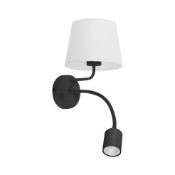 MAJA BLACK/WHITE KINKIET 2 PŁ E27 + GU10 6449