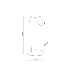 LOGAN WHITE LAMPKA NOCNA 1 5490