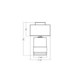 Lampa stołowa UMBRIEL ANTHRACITE/BLACK L250111421 - 4Concepts