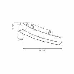 ROUND MAGNETIC TRACK 10W 4000K śr. 600mm ML8686