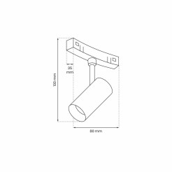 ROUND MAGNETIC TRACK 7W 4000K śr. 600mm ML8694