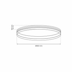 SZYNA NATYNK MAGNETIC OKRĄG śr. 600mm ML8698