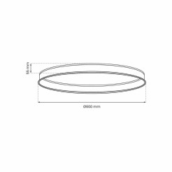 SZYNA PODTYNK MAGNETIC OKRĄG śr. 600mm ML8700