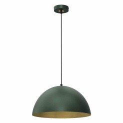 Lampa wisząca BETA GREEN/GOLD 1xE27 35cm MLP8286