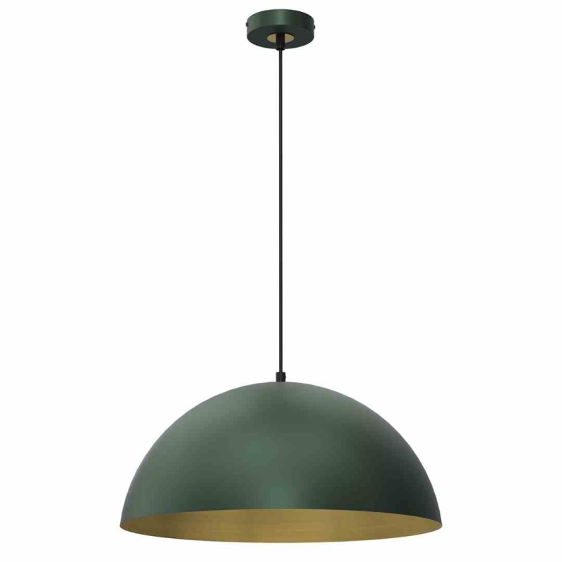 Lampa wisząca BETA GREEN/GOLD 1xE27 45cm MLP8287