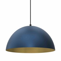 Lampa wisząca BETA NAVY BLUE/GOLD 1xE27 35cm MLP8288
