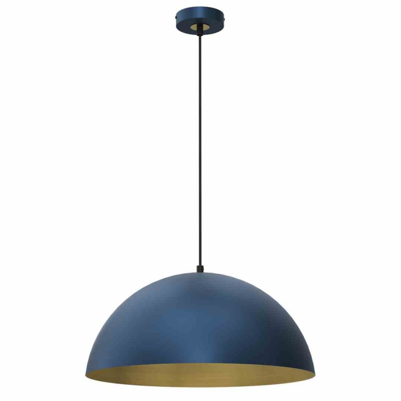 Lampa wisząca BETA NAVY BLUE/GOLD 1xE27 45cm MLP8289