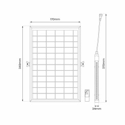 Świetlówka Solarna Jimmy 580lm 6000K EKO9090