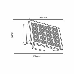 Kinkiet Solarny Alf 50lm 3000K EKO9099